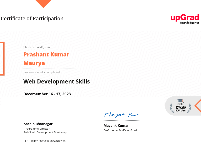 Prashant Kumar Maurya - Software Developer || Full Stack Developer ...