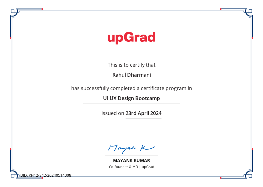 Rahul Dharmani - 🔍 UX Researcher • 🎨 UI/UX Designer • 💼 Freelancer ...